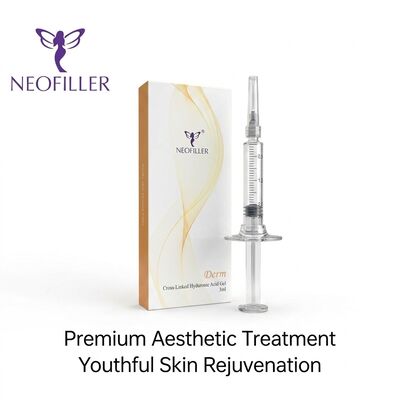 6-8 Ay Uzun Sürme Hyaluronik Asit Dermal Dolgu Biyo uyumlu Enjekte edilebilir Gel 1 ml Şırınga Yüz Yenilenmesi