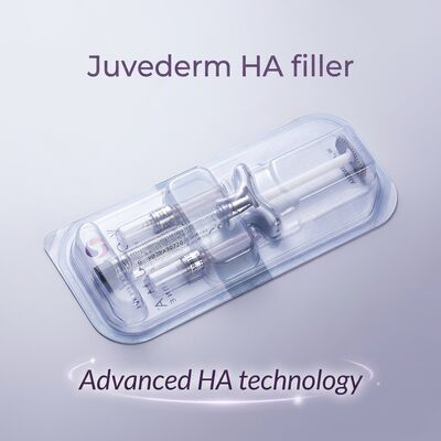 12-18 aya kadar Juvederm Dermal Filler 1ml 2 şırınga DHL UPS FEDEX Uzun süreli yüz büyütme çözümü