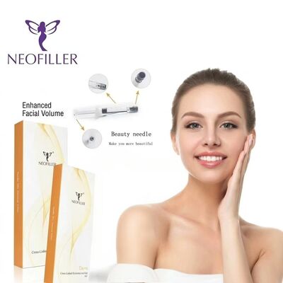 Neofiller 2 Yıllık Geçerlilik Hyaluronik Asit Dermal Filler Kolay Çalıştırılabilir Enjekte edilebilir Gel Yüz Kontürünü Artırma