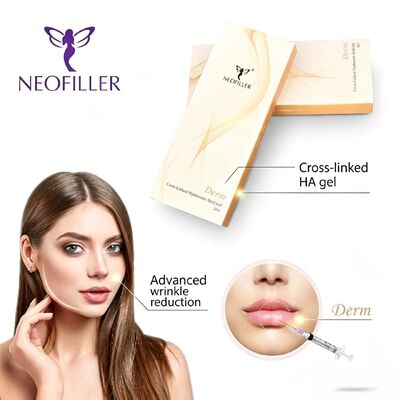 Neofiller 2 Yıllık Geçerlilik Hyaluronik Asit Dermal Filler Kolay Çalıştırılabilir Enjekte edilebilir Gel Yüz Kontürünü Artırma