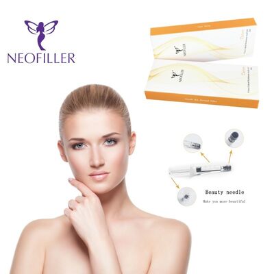 Orta Yüksek Viskositli Hiyaluronik Asit Dermal Dolgu Enjekte edilebilir Gel Cilt Elastisite Artırma İnce çizgi azaltma formülü