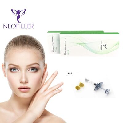 1 ml Hyaluronik Asit Dermal Dolgu Enjekte edilebilir Gel Yanık Çene Burun Konturu Kalıplandırma Güvenli Yüksek Konsantrasyonlu Çözüm