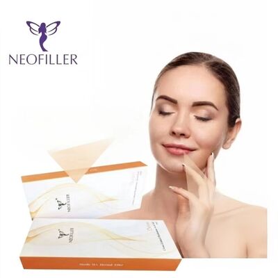 Neofiller Hyaluronik Asit Dermal Filler Yüz Dudakları Burnun Yanak Enjekte edilebilir Gel 2-25 Sarsılık Depolama Solüsyonu