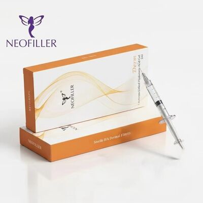 Neofiller Hyaluronik Asit Dermal Filler Yüz Dudakları Burnun Yanak Enjekte edilebilir Gel 2-25 Sarsılık Depolama Solüsyonu