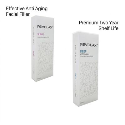 Hyaluronik Asit Revolax Dermal Filler, yüz şeklini şekillendirme, kırışıklık azaltma ve cilt nemlendirme için güvenli enjekte edilebilir çözeltir.