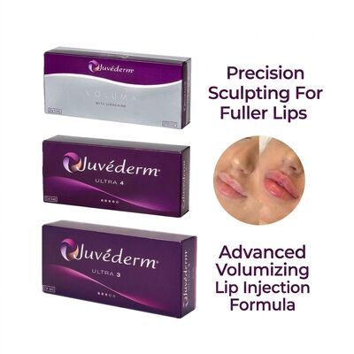 Şırınganın Hacmı 2 Kutu başına 1 ml Juvederm Hacmı Dolgucu Güvenlik Yüz Kontürü Hacmı Artıran Enjekte edilebilir Dermal Dolgucu