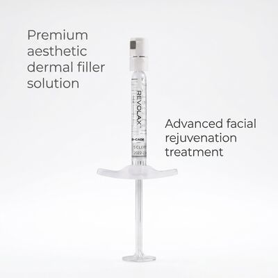 Hyaluronik Asit Revolax Dermal Filler, yüz şeklini şekillendirme, kırışıklık azaltma ve cilt nemlendirme için güvenli enjekte edilebilir çözeltir.