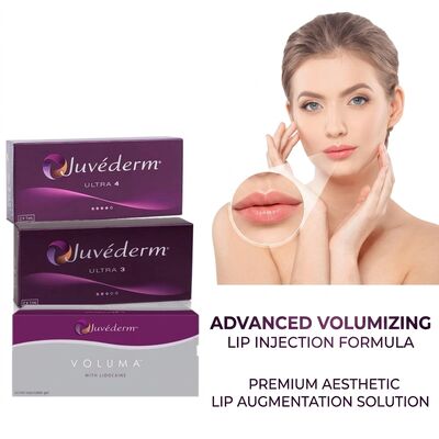 Şırınganın Hacmı 2 Kutu başına 1 ml Juvederm Hacmı Dolgucu Güvenlik Yüz Kontürü Hacmı Artıran Enjekte edilebilir Dermal Dolgucu