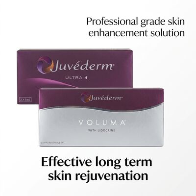 Yüz Enjeksiyonu Juvederm Dermal Filler Uzun Ömür 9-12 Ay Ultra3 Ultra4 Voluma Yüz Çevresini İyileştirme için Mükemmel
