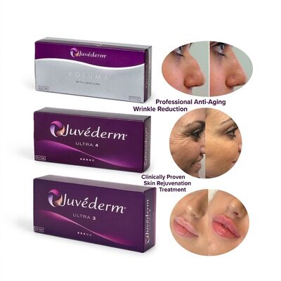 Yüz Enjeksiyonu Juvederm Dermal Filler Uzun Ömür 9-12 Ay Ultra3 Ultra4 Voluma Yüz Çevresini İyileştirme için Mükemmel