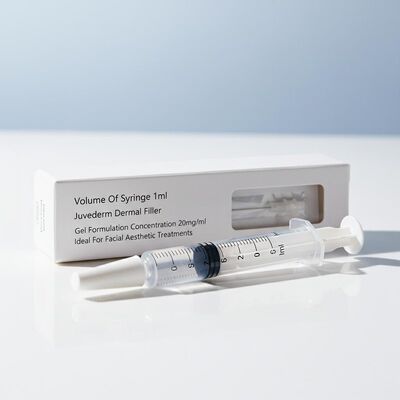 Şırınganın Hacmı 1ml Juvederm Dermal Filler Gel Formülasyon Konsantrasyonu 20mg Ml Yüz Estetik Tedavileri İçin İdeal