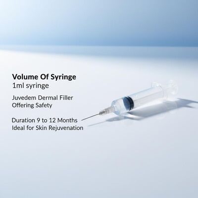 Şırınganın Cüceri 1 ml şırınga Juvederm Dermal Filler Güvenlik sunar Süresi 9 ila 12 ay Cilt gençleştirme için idealdir