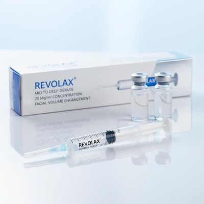 24mgml Revolax Dermal Dolgu Enjeksiyonu Derinlik Ortadan Derine Dermis Konsantrasyonu Yüz Hacmi Geliştirme İçin 20 Mgml Çözüm