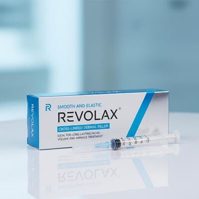 Yumuşak ve Elastik Revolax Dermal Filler Çapraz Bağlı Dermal Filler Uzun süreli yüz hacim ve kırışıklık tedavisi için idealdir