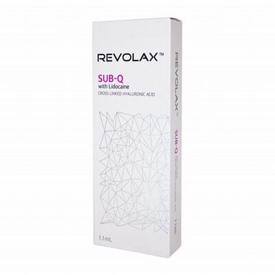 Yüz Hacmi Restorasyonu ve Kırışıklık Azaltma İçin İnce Derin Sub-Q Revolax Dermal Dolgu Enjeksiyonu Derinlik Orta ila Derin Dermis