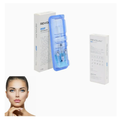 Yüksek Biyolojik Uyumluluk Revolax Dermal Filler Yüz kırışıklıklarının düzeltilmesi ve cilt gençleştirme tedavileri için enjekte edilebilir jel