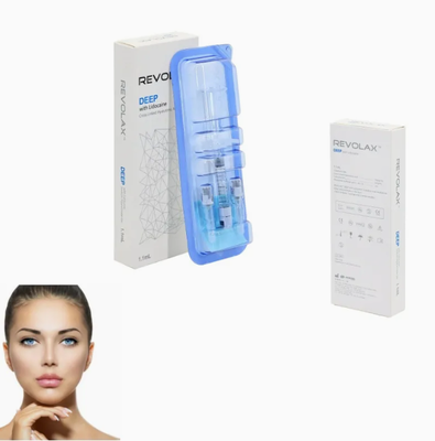 Pürüzsüz ve Elastik Jel kıvamında Revolax Dermal Dolgu İnce Derin Sub-Q Enjekte Edilebilir Jel 2-25°C'de Saklayın Yüz Hacmi Yeniden Yapılandırması İçin İdeal