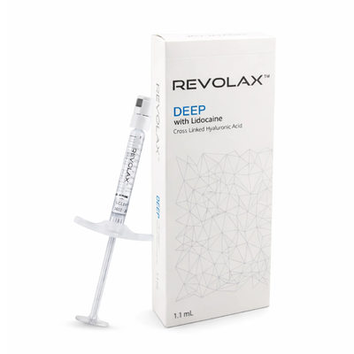 Dondurmaktan kaçının Revolax Dermal Filler ince derin Sub Q konsantrasyonu mL başına 20 mg Derin yüz hacim ve kırışıklık tedavisi için enjekte edilebilir