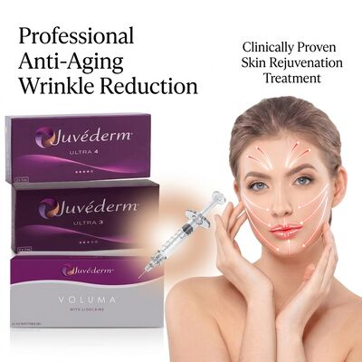 Juvederm Ultra 4 Çenesi Dolguyu 24mg/ml Jawline Contouring için Hyaluronik Asit Dermal Dolgu