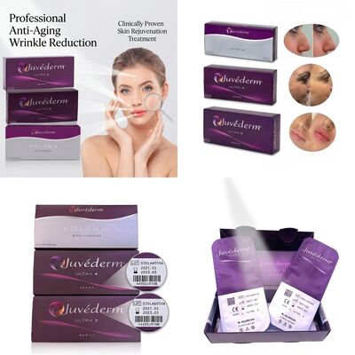 Juvederm Ultra 4 Çenesi Dolguyu 24mg/ml Jawline Contouring için Hyaluronik Asit Dermal Dolgu