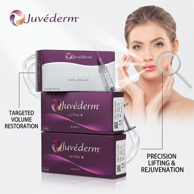 Juvederm Ultra 4 Çenesi Dolguyu 24mg/ml Jawline Contouring için Hyaluronik Asit Dermal Dolgu