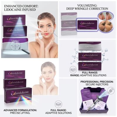 Juvederm Voluma Elmacık Dolgusu Çapraz Bağlı Hyaluronik Asit Orta Yüz Hacim Kaldırma İçin Dermar Dolgu