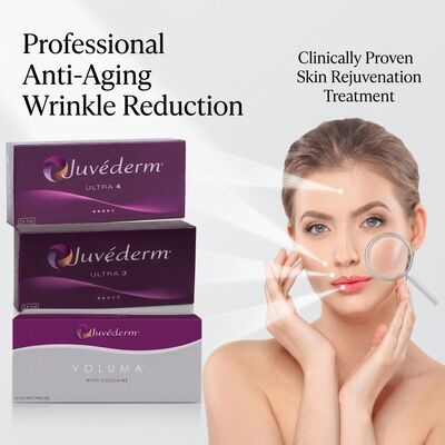 Juvederm Ultra 3 Dudak Dolgusu Enjekte Edilebilir Hyaluronik Asit Dermar Dolgu 24mg/ml Dudak Hacmi Tanımlaması İçin