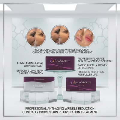 Juvederm Şakak Dolgusu Hyaluronik Asit Dermal Dolgu ile Temporal Boşluk Hacim Restorasyonu 24mg/ml