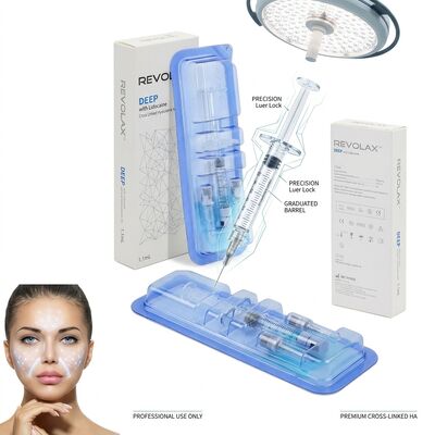 Revolax Sub-Q Çene Dolgusu Monofazik Hyaluronik Asit Dermal Dolgu 1.1ml Çene Kontürlemesi İçin