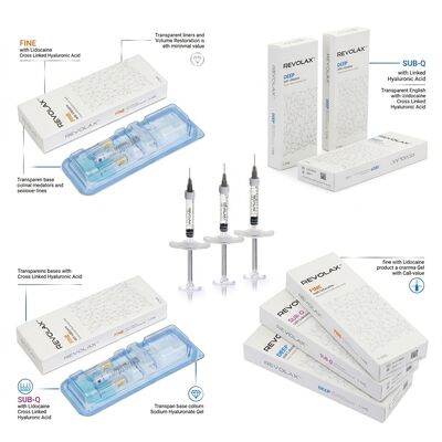 Alın Çizgisi Düzeltmesi İçin Revolax Fine Alın Dolgusu Monofazik Hyaluronik Asit Dermal Dolgu Maddesi 1.1ml