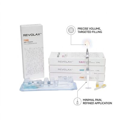 Revolax Sub-Q Çene Dolgusu Monofazik Çapraz Bağlı Hyaluronik Asit Dermal Dolgu Maddesi 1.1ml Çene Büyütme İçin