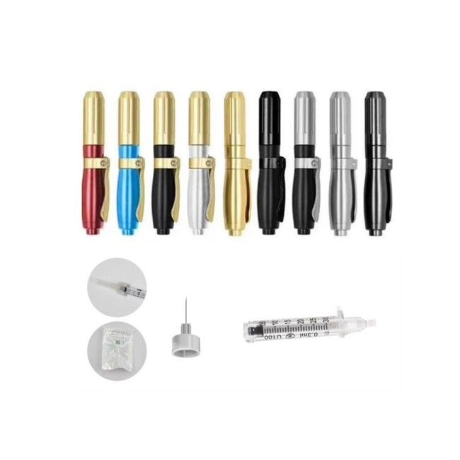 3 Seviye Hyaluron Dolgu Kalemi 0.3ml 0.5ml Hyaluronik Asit Dudak Dolgu Maddeleri İğnesiz