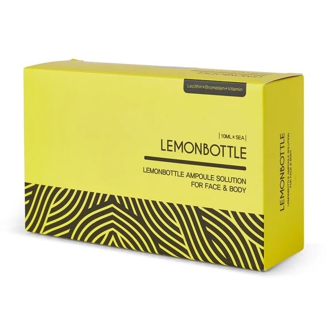 Limon Şişesi Yağ azaltımı için nihai lipoliz çözümü 10ml*5 şişe Yüksek konsantrasyonlu formül