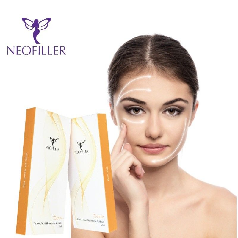 Neofiller Hipodermik Yüz Dermal Filler Çapraz Bağlı 24mg/ml Konsantrasyon 9-12 Ay Uzun ömür