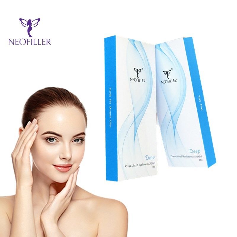 24mg-ml Hyaluronik Asit Dermal Filler 5ml Enjekte edilebilir Gel Yumuşak Doğal Yüz Kontürünü Geliştirme