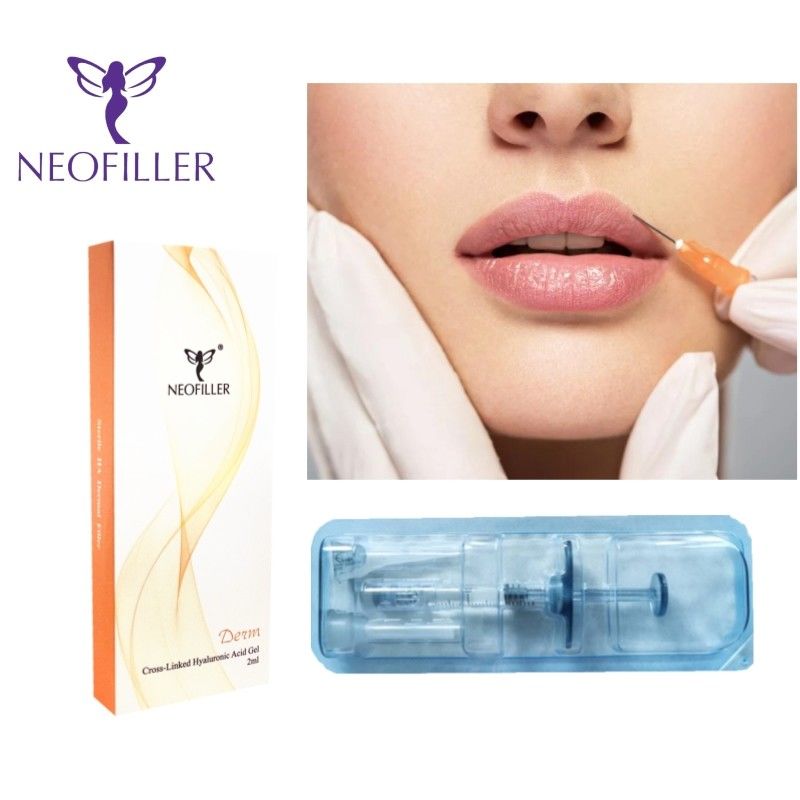 1 ml Hyaluronik Asit Dermal Dolgu Enjekte edilebilir Gel 9-12 Ay Doğal Yenilgi Yüz Büyütme