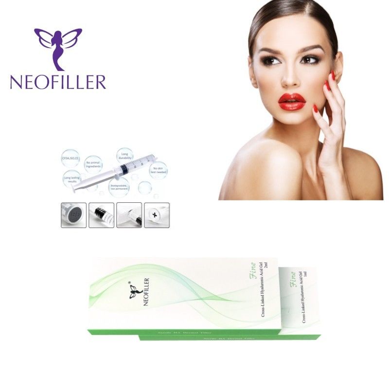 Neofiller 5ml Hyaluronik Asit Dermal Filler 24mg-ml Enjekte edilebilir Gel Şırınga Yüz Yenilenmesi Artırıcı