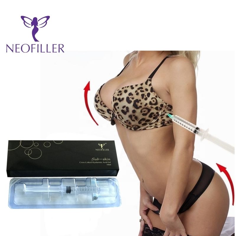 CE Sertifikalı Hyaluronik Asit Dermal Dolgu 10ml 20ml Enjekte edilebilir Gel Yüz Vücut Kontuları Geliştirme Tedavisi