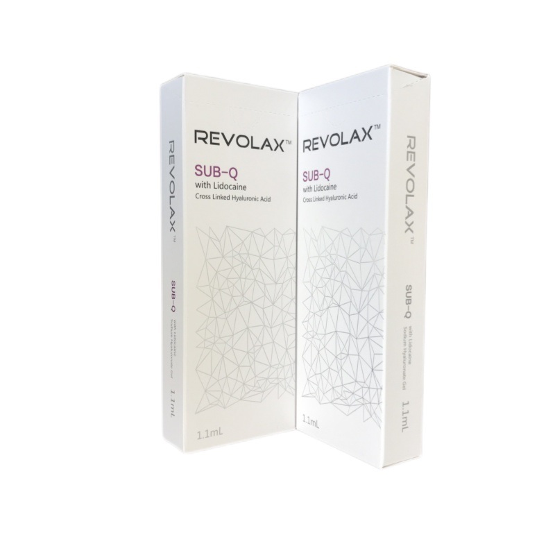 Revolax Dermal Filler with Hyaluronic Acid for 6-12 Months Duration and 2 Years Shelf Life in Syringe Packaging (Hyaluronik Asitle Dermi Dolgu Yükleyici)