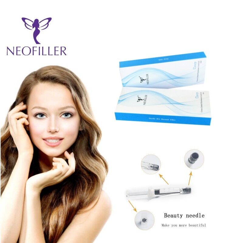 Neofiller 24mg-ml Hyaluronik Asit Dermal Dolgu Steril Şırınga Enjekte edilebilir Gel Yüz Enjeksiyon Geliştirme