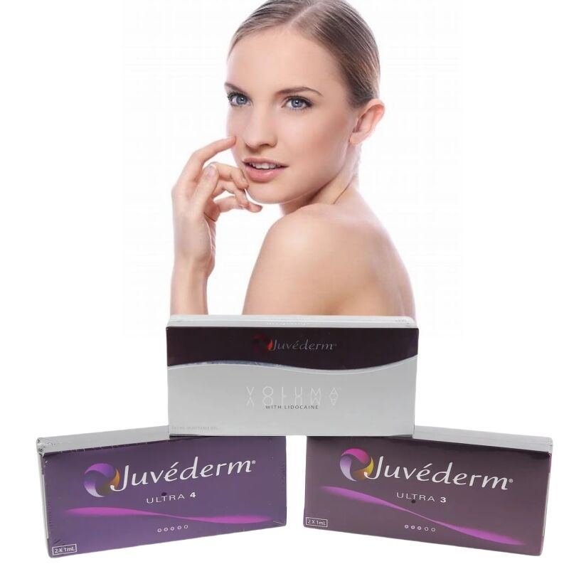 Hacim Yenilenmesi Juvederm Dermal Filler Hyaluronik Asit Enjekte edilebilir Gel Doğal Görünümlü Geliştirme