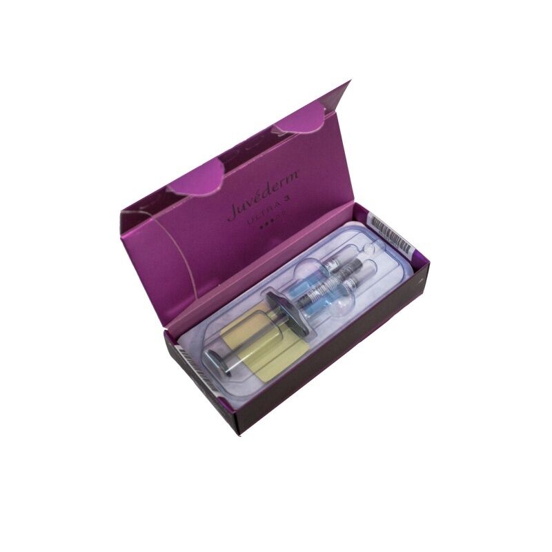 Hyaluronik Asit ile Yüz İçin Juvederm Dolgu Maddesi, cilt elastikiyetini artırmak ve yüzdeki yaşlanma belirtilerini azaltmak için tasarlanmıştır