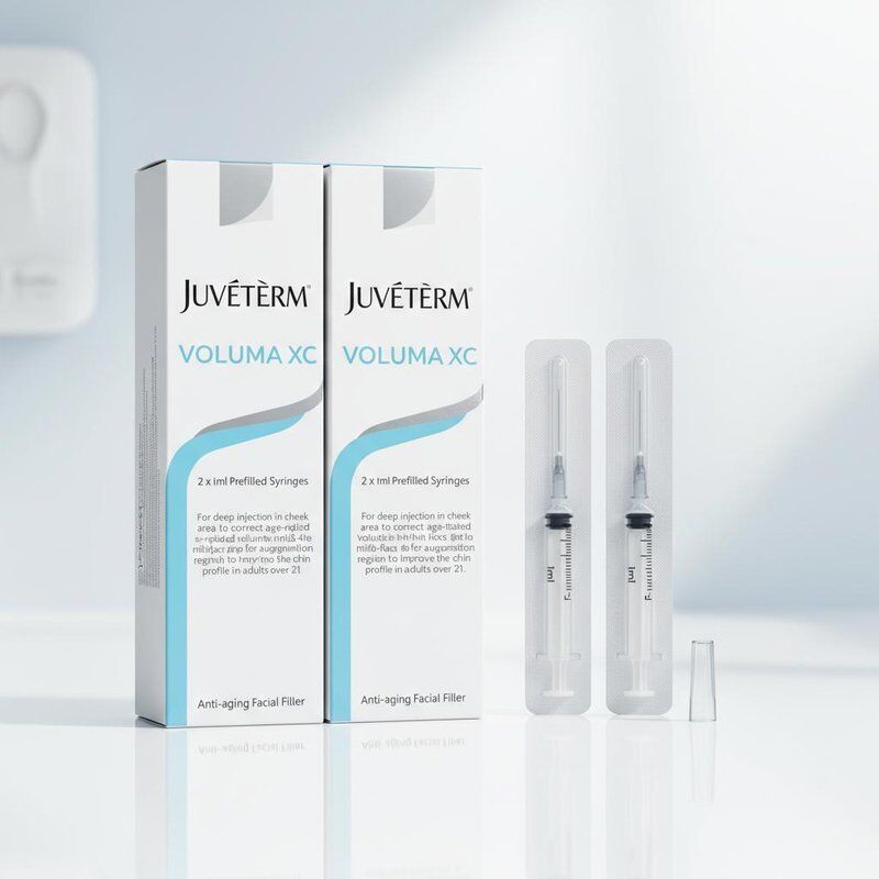 Volume 2 kez 1ml Juvederm Voluma Filler Orta Yüzün Hacim Arttırılması ve Geliştirilmiş Yüz Hatları için Yaşlanma Karşıtı Yüz Dolgusu