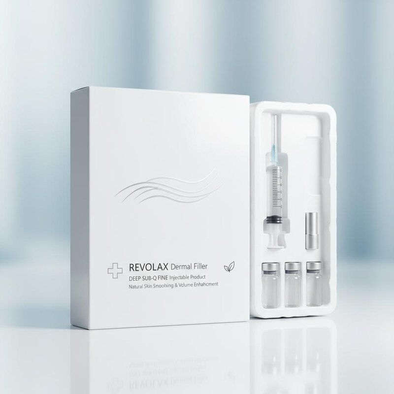 Yaşlanma karşıtı Revolax Dermal Filler Deep Sub-q Doğal cilt yumuşatma ve hacim artırma için ince enjekte edilebilir ürün OEM