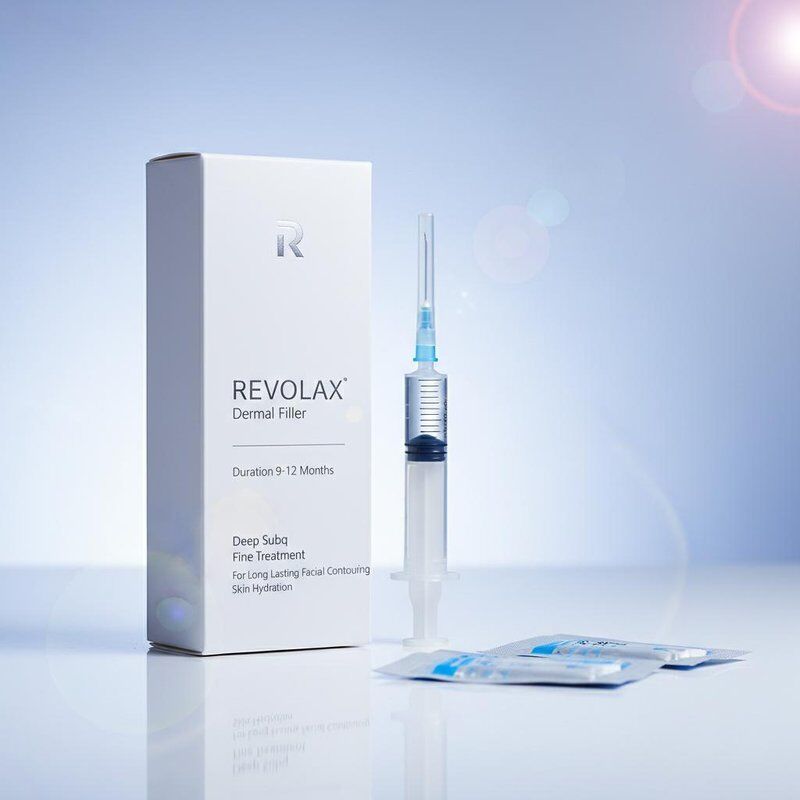 Süresi 9-12 Ay Revolax Dermal Filler Derin Subq Uzun süreli yüz kontürü ve cilt hidrasyonu için ince tedavi