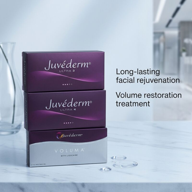 Volume 2 kez 1ml Juvederm Voluma Filler Orta Yüzün Hacim Arttırılması ve Geliştirilmiş Yüz Hatları için Yaşlanma Karşıtı Yüz Dolgusu