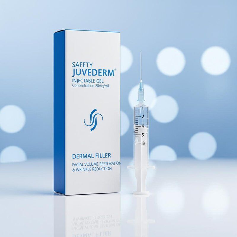 Güvenlik Juvederm Enjekte edilebilir Gel Konsantrasyon 20mg Ml Enjekte edilebilir Dermal Dolgu Yüz Haciminin Yenilenmesi ve kırışıklık azaltımı için