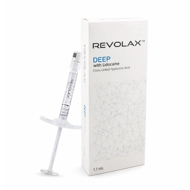 Dondurmaktan kaçının Revolax Dermal Filler ince derin Sub Q konsantrasyonu mL başına 20 mg Derin yüz hacim ve kırışıklık tedavisi için enjekte edilebilir