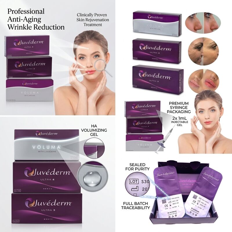 Juvederm Voluma Elmacık Dolgusu Çapraz Bağlı Hyaluronik Asit Orta Yüz Hacim Kaldırma İçin Dermar Dolgu