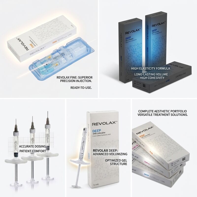 Alın Çizgisi Düzeltmesi İçin Revolax Fine Alın Dolgusu Monofazik Hyaluronik Asit Dermal Dolgu Maddesi 1.1ml